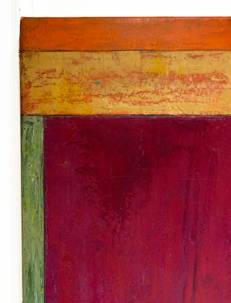 Original Abstract Architecture Painting by Stephen Cimini