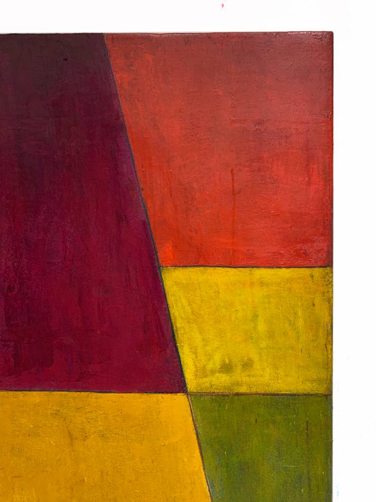 Original Abstract Architecture Painting by Stephen Cimini