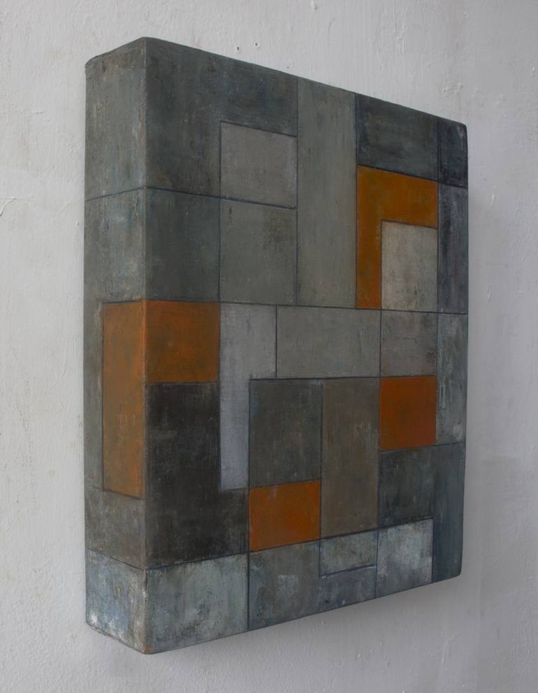 Original Geometric Painting by stephen cimini