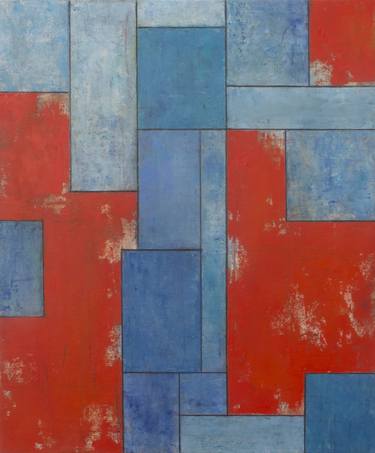 Original Abstract Geometric Paintings by stephen cimini