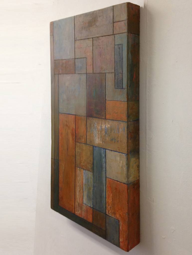 Original Geometric Painting by stephen cimini