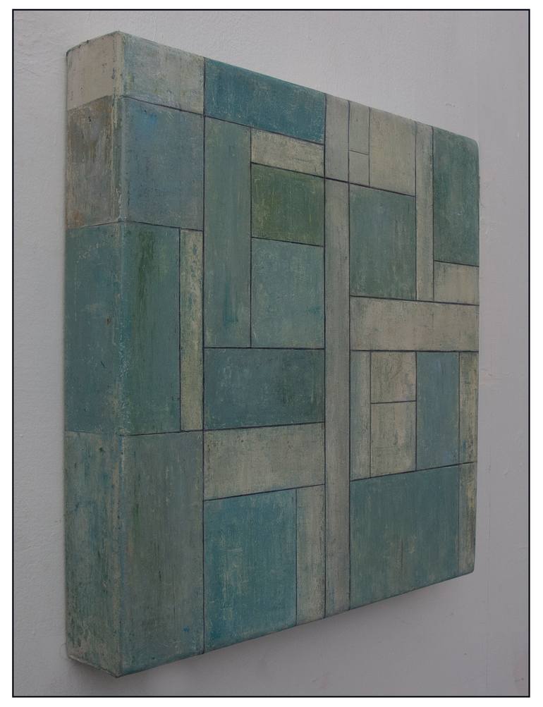 Original Modernism Abstract Painting by Stephen Cimini