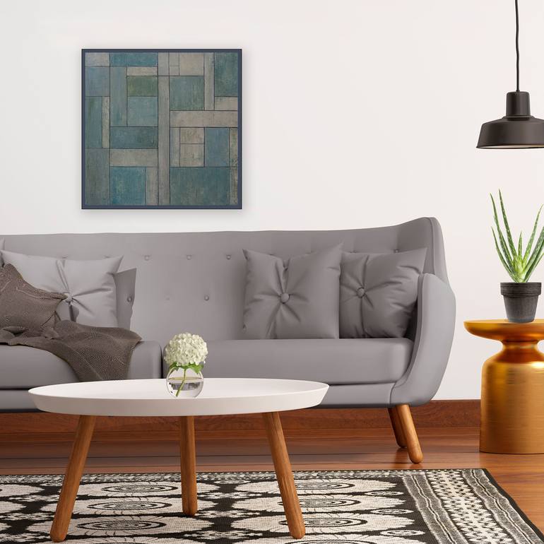Original Modernism Abstract Painting by Stephen Cimini