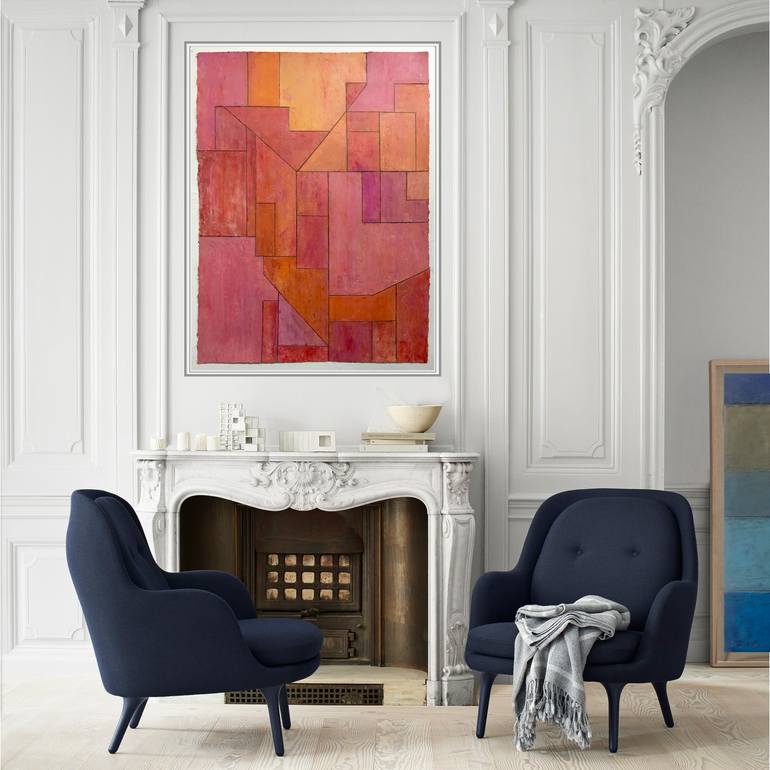 Original Modernism Abstract Painting by Stephen Cimini