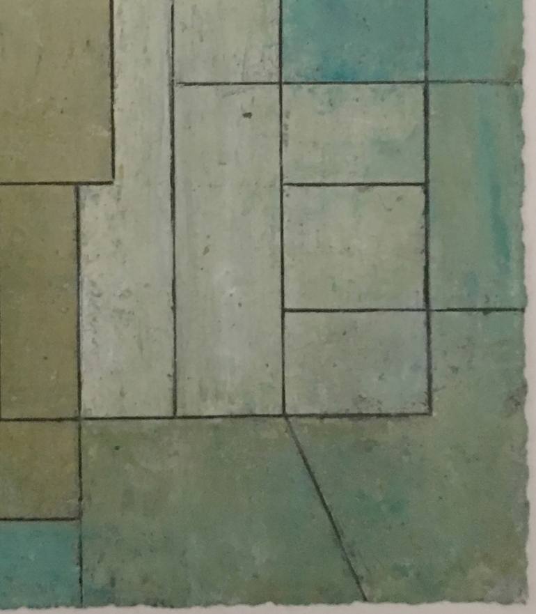 Original Abstract Geometric Painting by stephen cimini