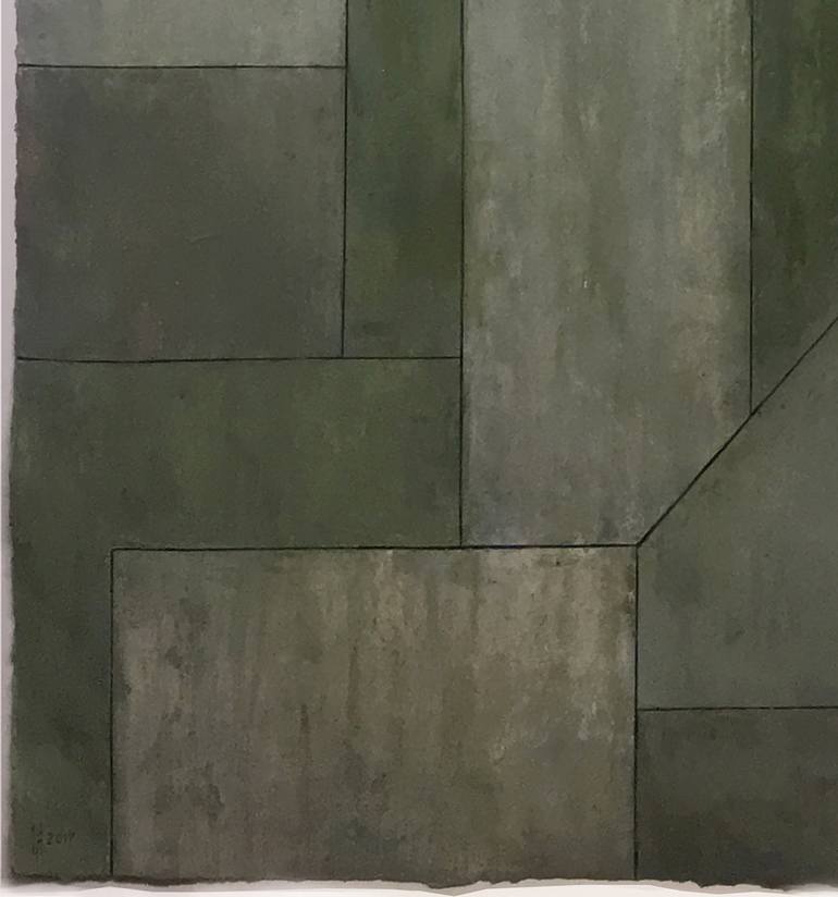 Original Geometric Painting by stephen cimini