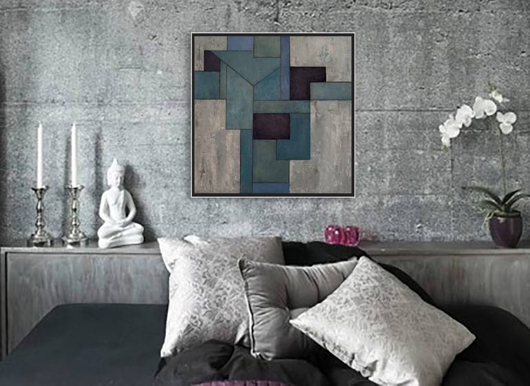 Original Fine Art Abstract Painting by stephen cimini
