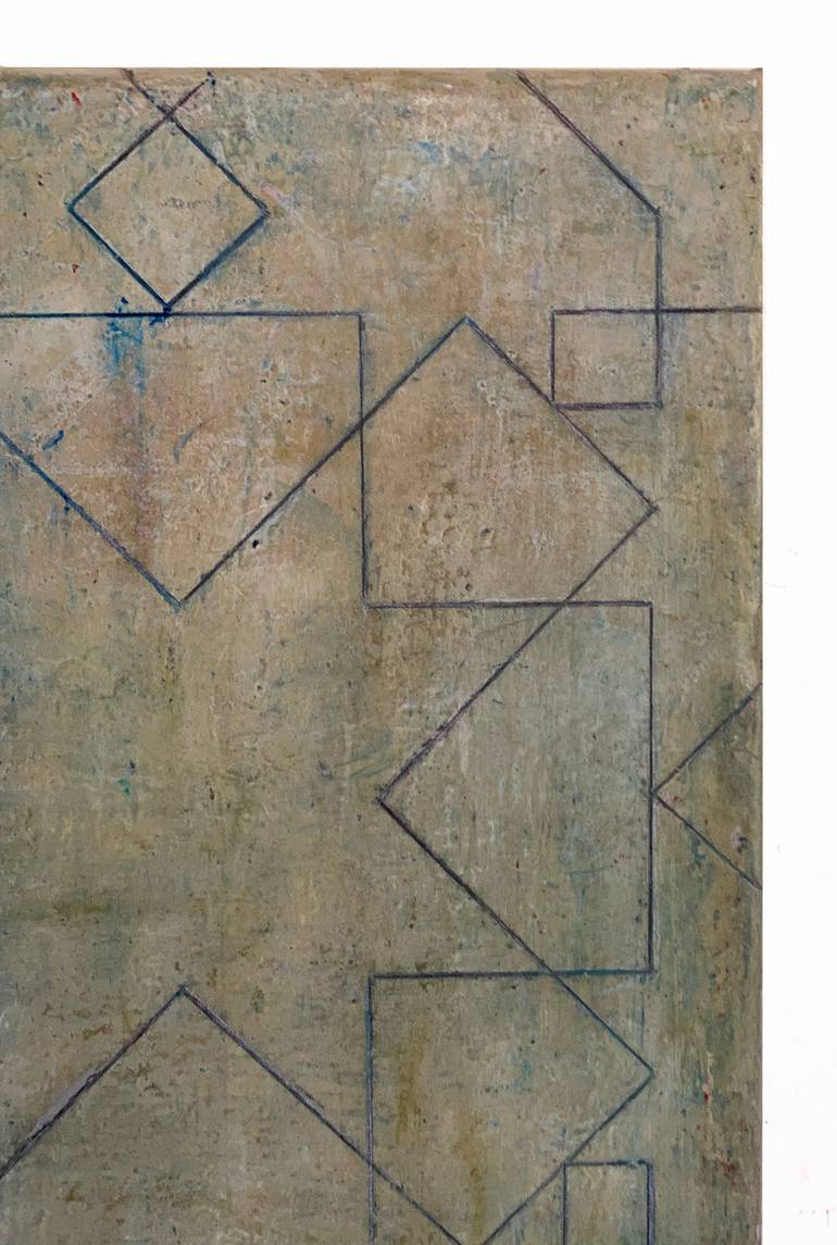 Original Abstract Geometric Painting by Stephen Cimini