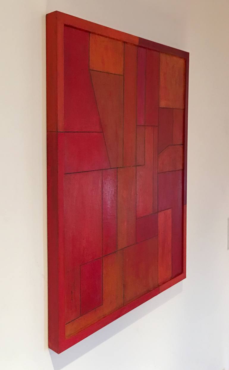 Original Abstract Geometric Painting by Stephen Cimini