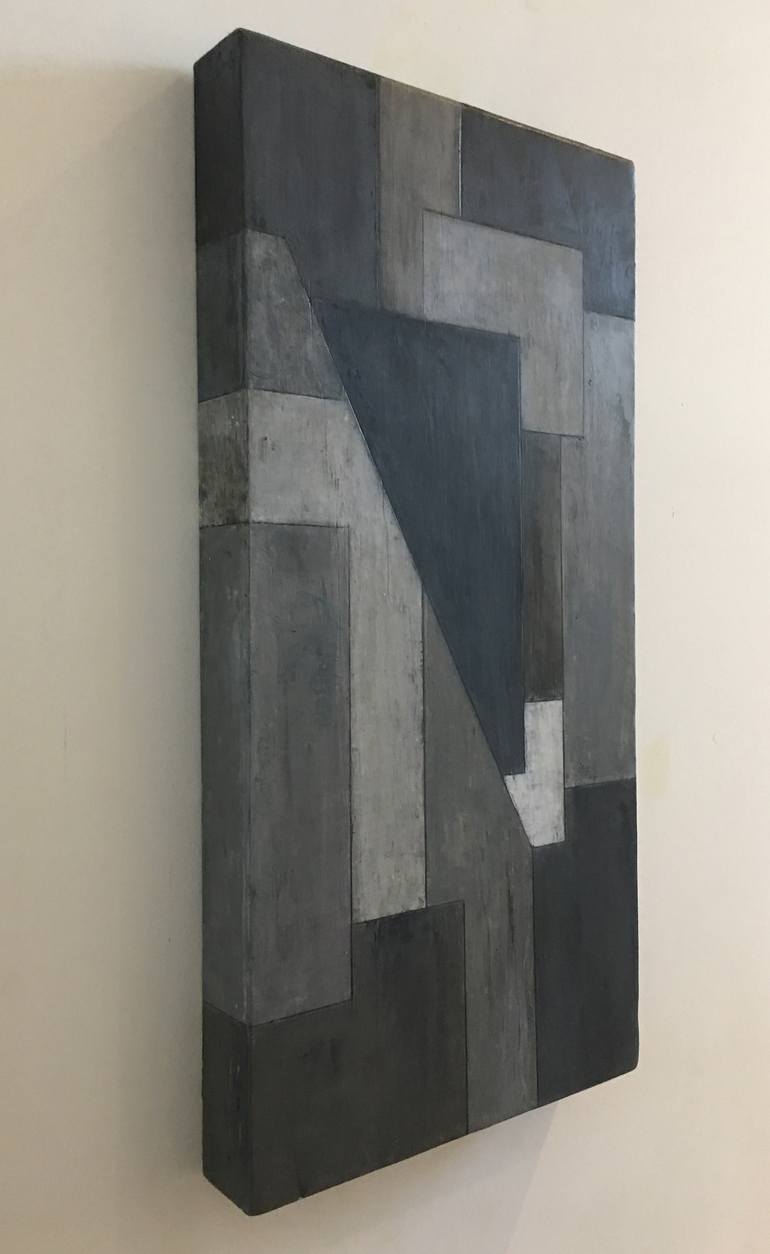 Original Abstract Geometric Painting by stephen cimini