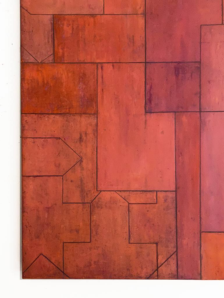 Original Geometric Painting by stephen cimini