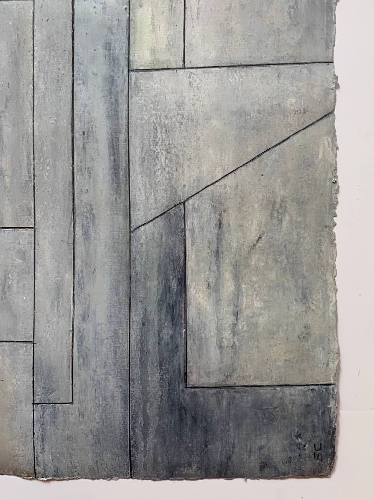 Original Abstract Geometric Painting by Stephen Cimini