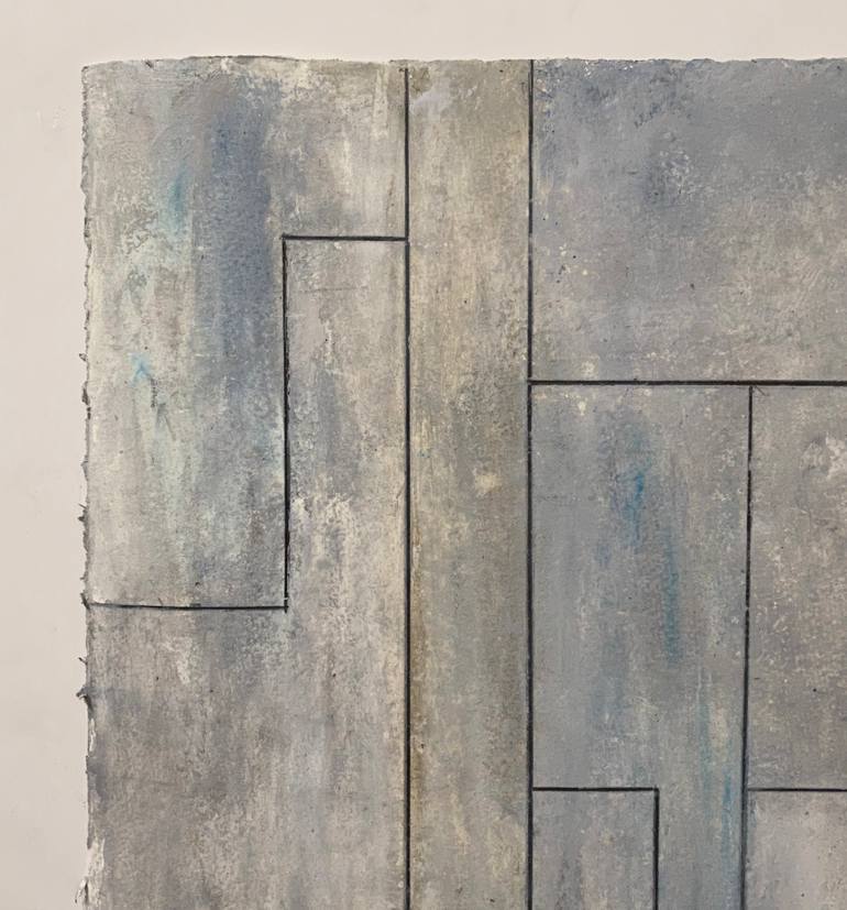 Original Abstract Geometric Painting by Stephen Cimini