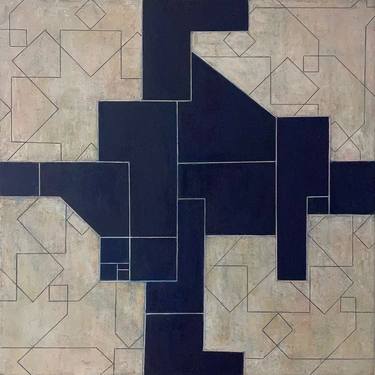 Print of Geometric Paintings by stephen cimini