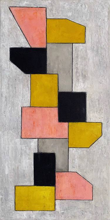 Original Abstract Geometric Paintings by stephen cimini