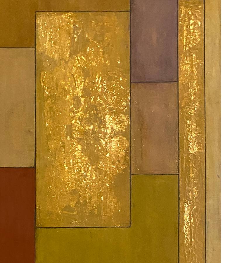 Original Abstract Geometric Painting by Stephen Cimini