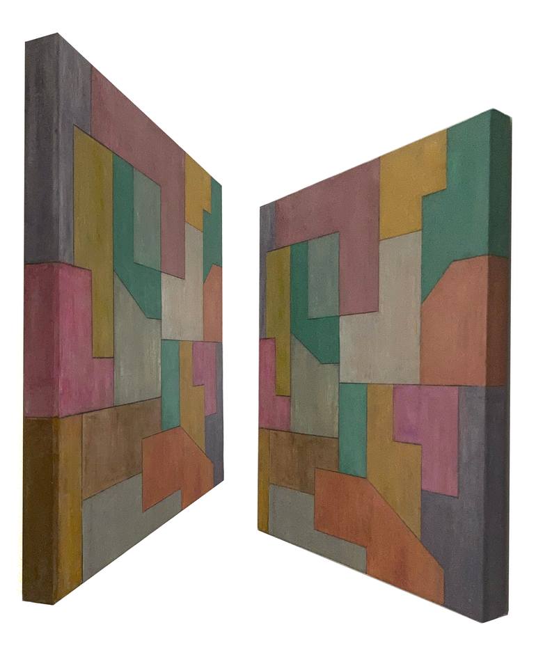 Original Modernism Abstract Painting by Stephen Cimini