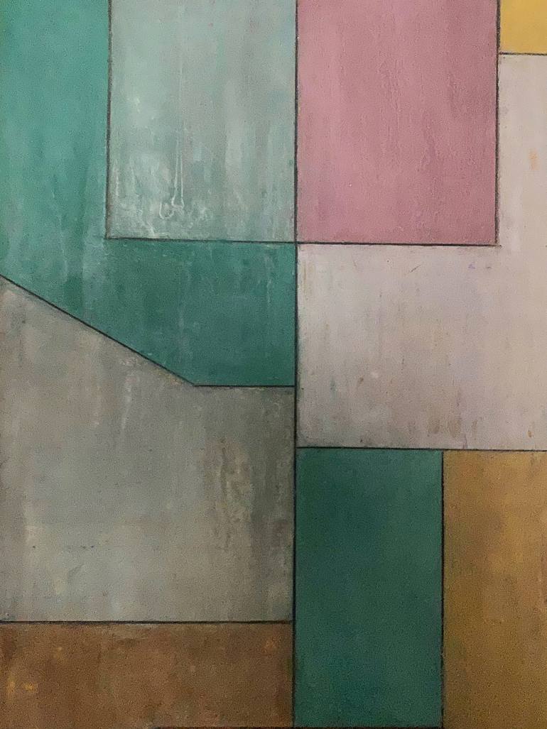 Original Modernism Abstract Painting by Stephen Cimini