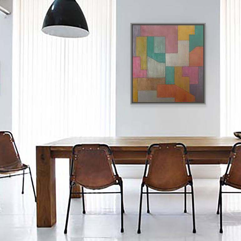Original Modernism Abstract Painting by Stephen Cimini