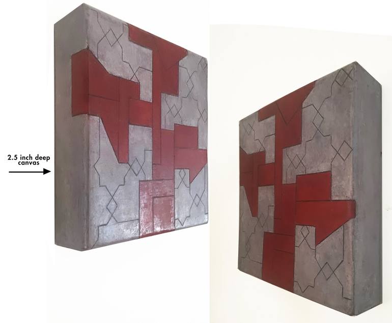 Original Geometric Painting by stephen cimini