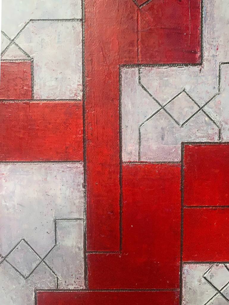 Original Geometric Painting by stephen cimini