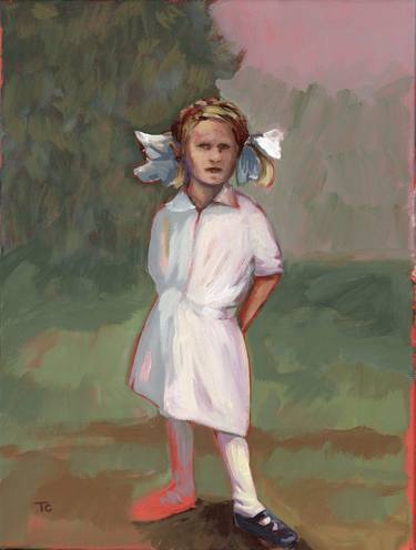 Original Figurative Children Paintings by Trine Churchill