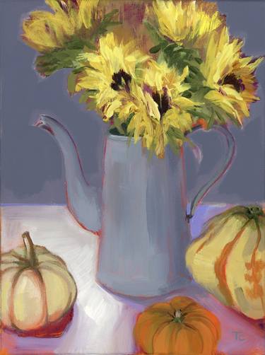 Original Expressionism Still Life Paintings by Trine Churchill