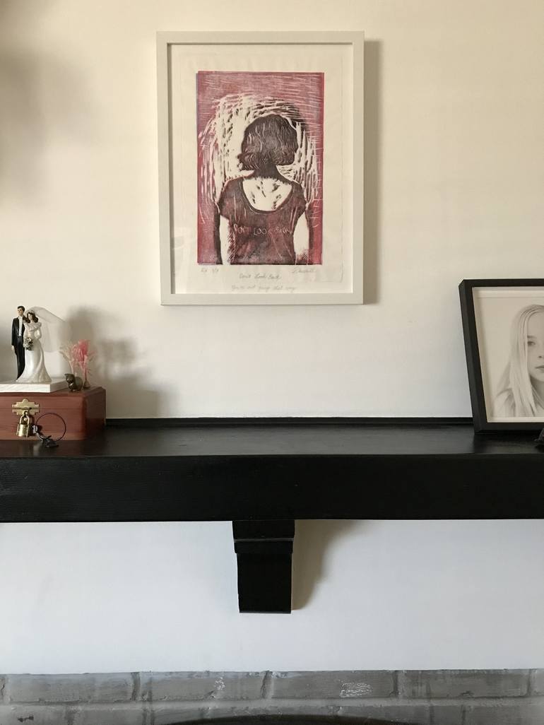 Original Expressionism Women Printmaking by Trine Churchill