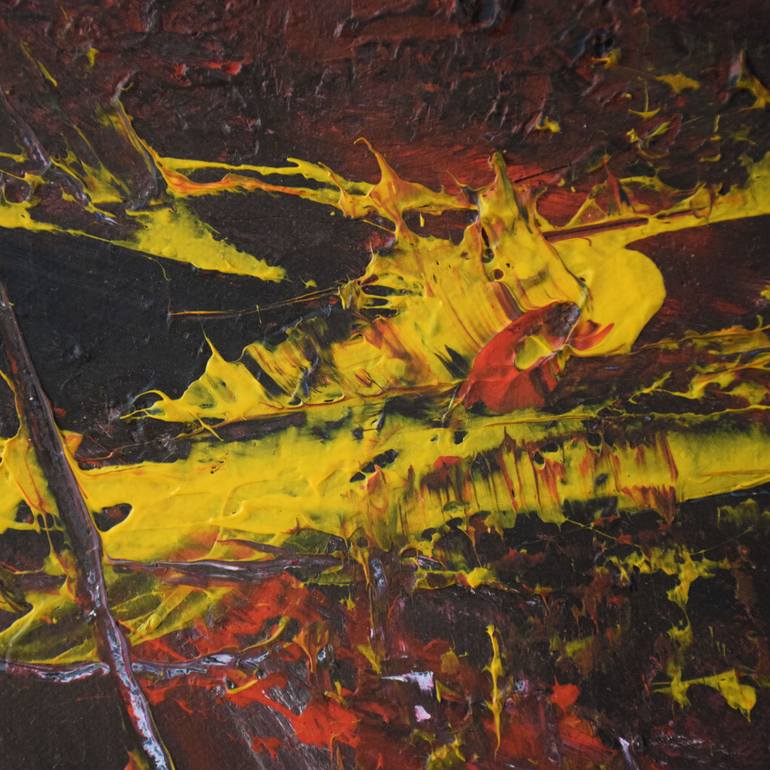 Original Abstract Expressionism Abstract Painting by Ramzi Karanouh