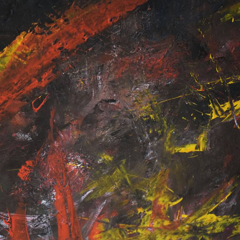 Original Abstract Expressionism Abstract Painting by Ramzi Karanouh