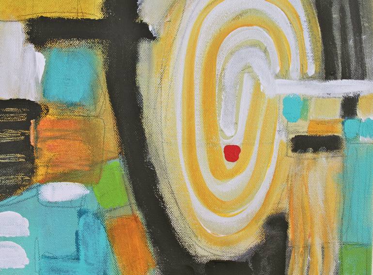 Original Abstract Expressionism Abstract Painting by Leah Fitts