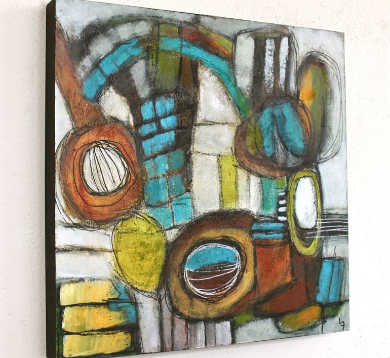 Original Abstract Painting by Leah Fitts