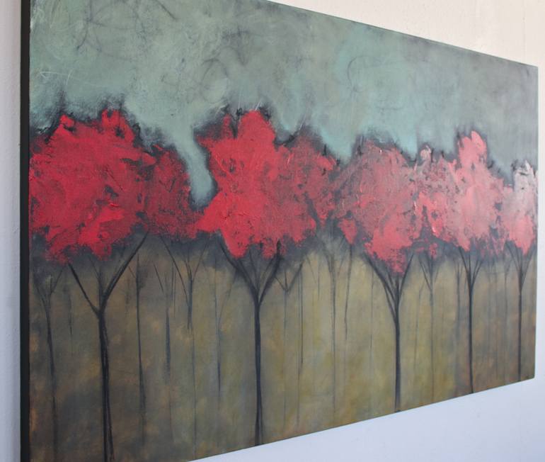 Original Tree Painting by Leah Fitts