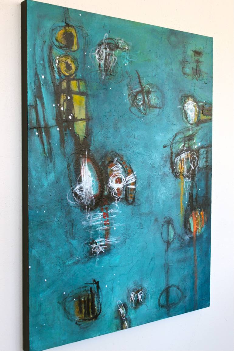 Original Abstract Painting by Leah Fitts