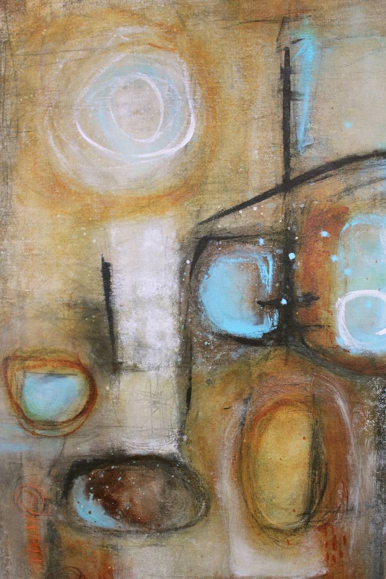 Original Modern Abstract Painting by Leah Fitts