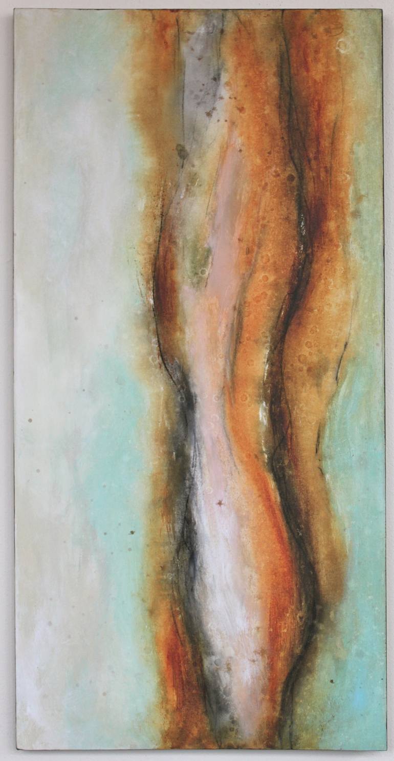 Original Abstract Expressionism Abstract Painting by Leah Fitts