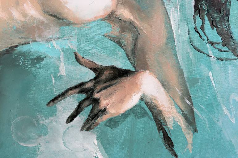 Original Contemporary Women Painting by Jonas Kunickas