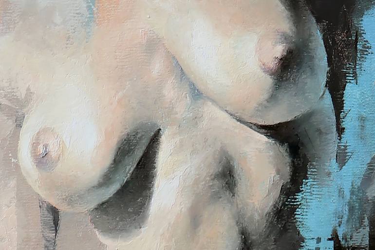 Original Contemporary Nude Painting by Jonas Kunickas