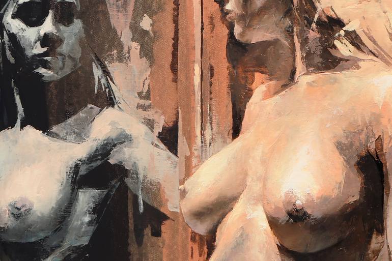 Original Nude Painting by Jonas Kunickas