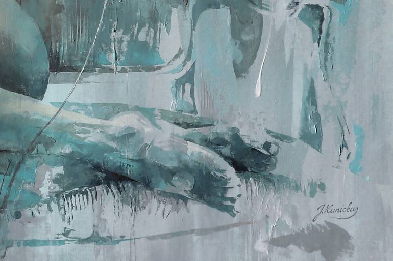 Original Figurative Nude Painting by Jonas Kunickas