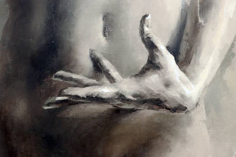 Original Nude Painting by Jonas Kunickas