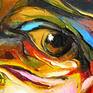 Portrait of famous lithuanian actor.
Ready to hang palette knife oil painting by Jonas Kunickas. Deep physical texture - visible in closeups.