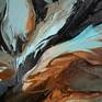 Ready to hang figurative palette knife oil painting by Jonas Kunickas. Deep physical texture - seen in close-up pictures.
Painting captures a young nude woman wearing fur coat.