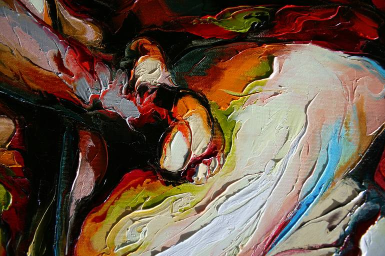 Original Realism Nude Painting by Jonas Kunickas