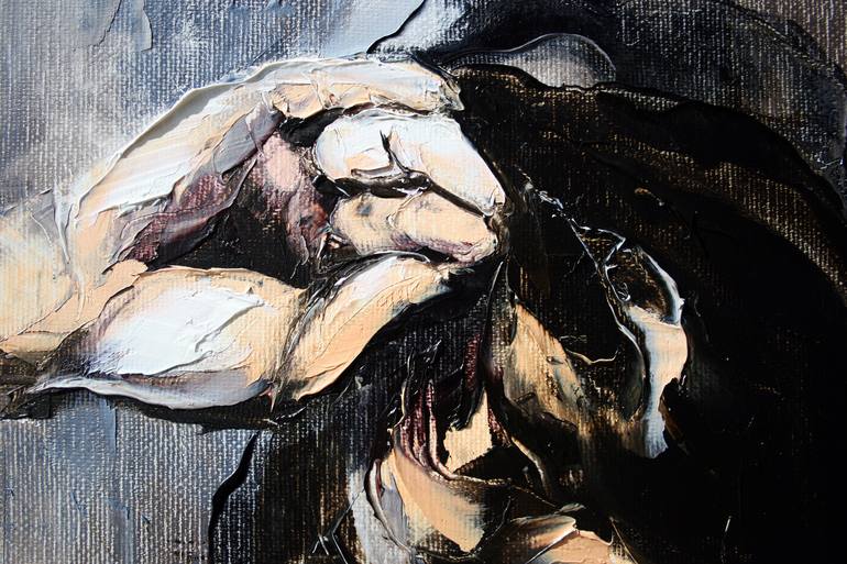 Original Realism Nude Painting by Jonas Kunickas