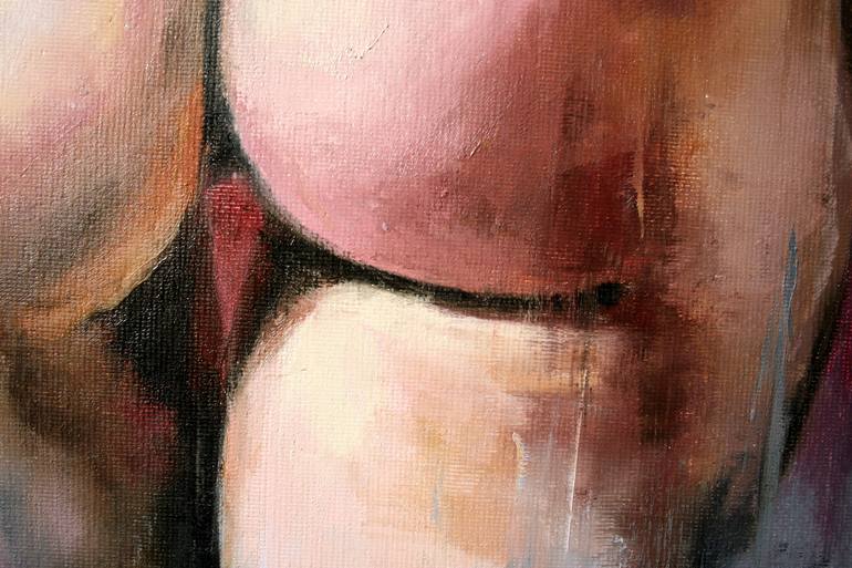 Original Realism Nude Painting by Jonas Kunickas