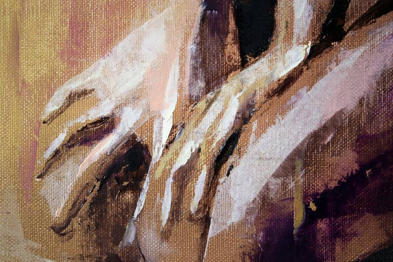 Original Figurative Nude Painting by Jonas Kunickas