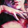Ready to hang figurative palette knife oil painting by Jonas Kunickas.