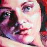 Ready to hang figurative palette knife oil painting by Jonas Kunickas.