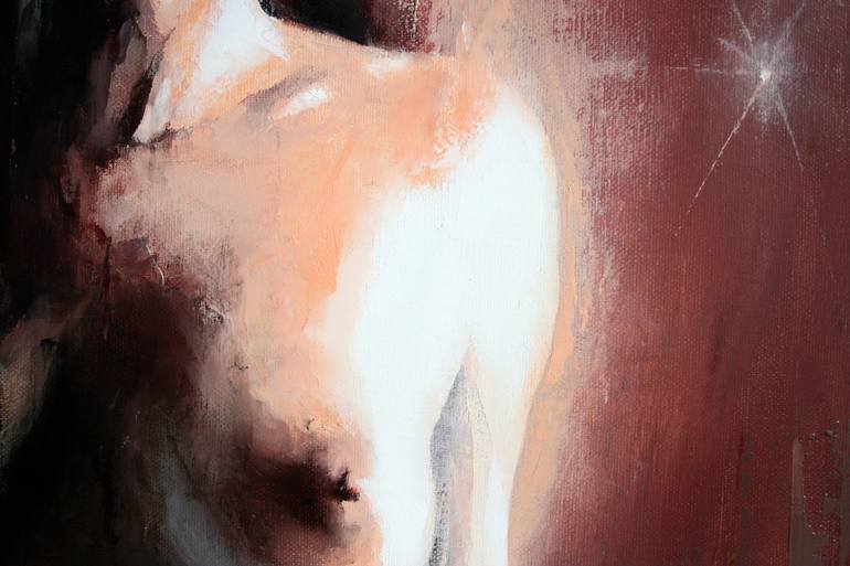 Original Realism Nude Painting by Jonas Kunickas